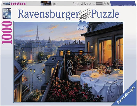 Rompecabezas Balcón Vista Paris 1000 piezas