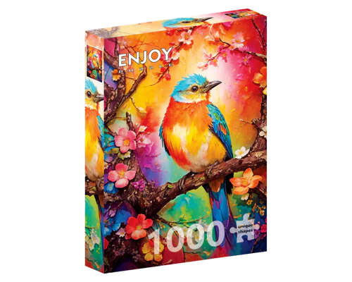 Pajarito de Colores: Rompecabezas 1000 Piezas Enjoy Puzzle