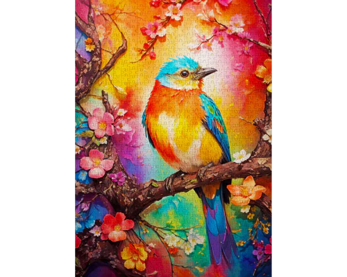 Pajarito de Colores: Rompecabezas 1000 Piezas Enjoy Puzzle
