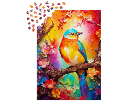 Pajarito de Colores: Rompecabezas 1000 Piezas Enjoy Puzzle