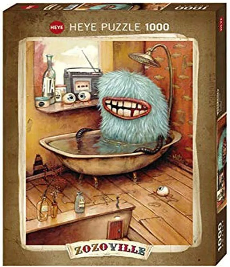 Zozoville Monstruo en la Tina Rompecabezas 1000 piezas Heye