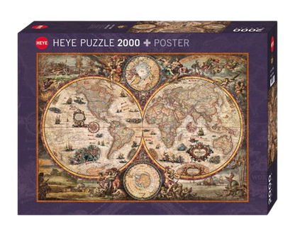 Rajko Zigic: Mapa Antiguo Rompecabezas 2000 Piezas Marca Heye