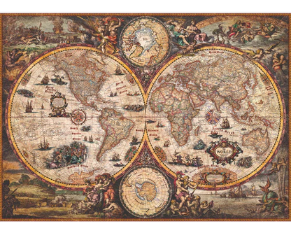 Rajko Zigic: Mapa Antiguo Rompecabezas 2000 Piezas Marca Heye