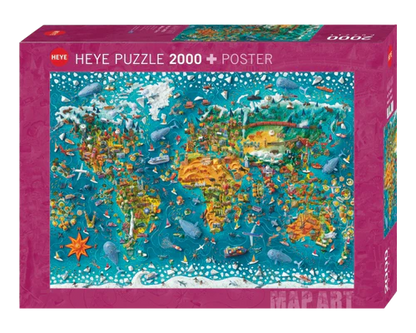 Sara Drake: Mundo Miniatura Rompecabezas 2000 Piezas Marca Heye