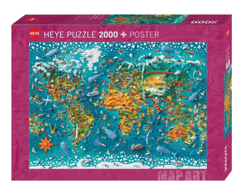 Sara Drake: Mundo Miniatura Rompecabezas 2000 Piezas Marca Heye