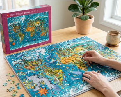 Sara Drake: Mundo Miniatura Rompecabezas 2000 Piezas Marca Heye