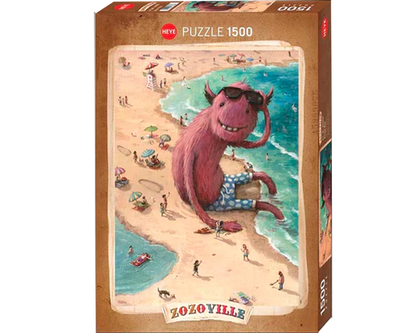 Zozoville Chico en la Playa Rompecabezas 1500 Piezas Heye