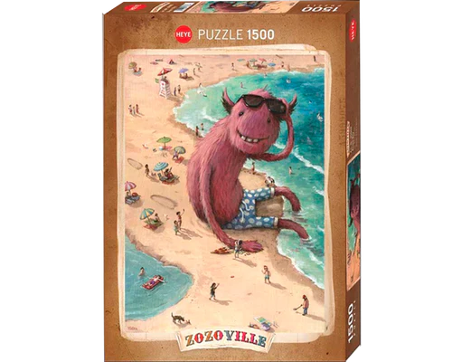 Zozoville Chico en la Playa Rompecabezas 1500 Piezas Heye