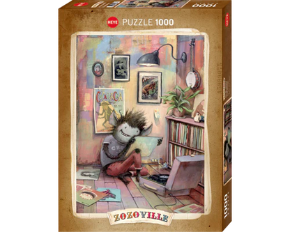 Zozoville: Monstruo de Vinilo Rompecabezas 1000 Piezas Heye