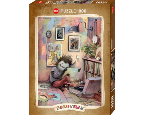Zozoville: Monstruo de Vinilo Rompecabezas 1000 Piezas Heye