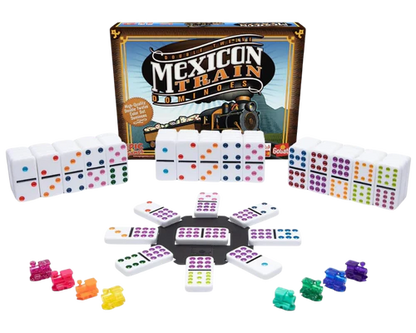 Mexican Train - Dominó Doble Doce Juego de Mesa Goliath