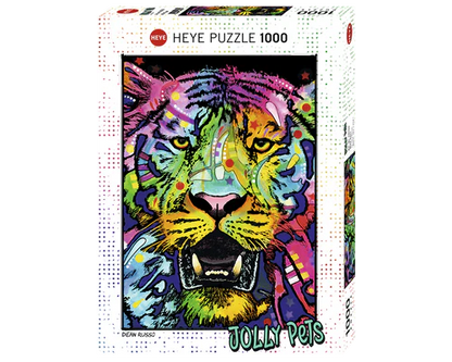 Rompecabezas Dean Russo - Tigre: Rompecabezas 1000 piezas Heye