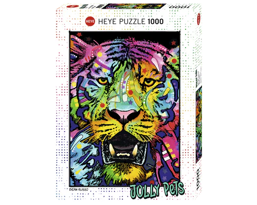 Rompecabezas Dean Russo - Tigre: Rompecabezas 1000 piezas Heye