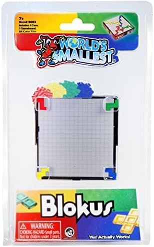 World's Smallest Blokus - Juego de mesa en miniatura, juego de viaje, minijuego