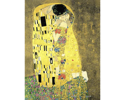 Klimt - El Beso: Rompecabezas 150 Piezas Miniatura PieceRelax