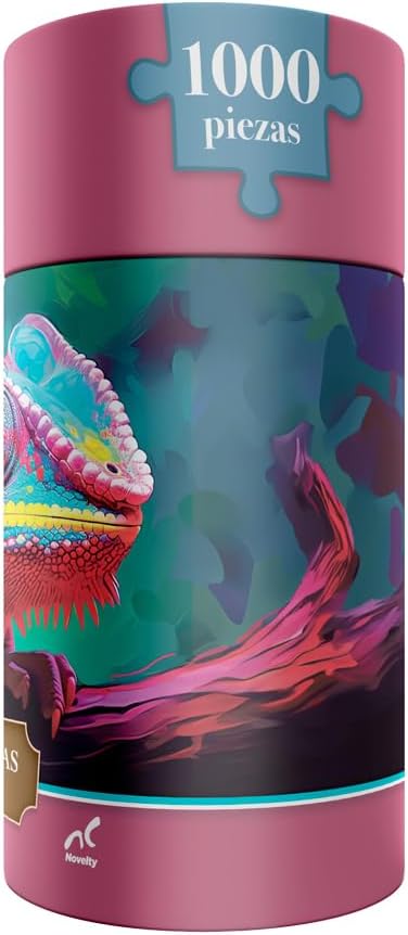 Novelty Corp Rompecabezas Camaleon Gran Colorido 1000 Piezas