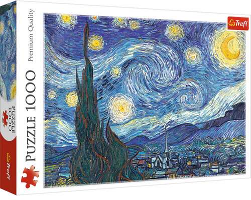 Van Gogh: Noche Estrellada: 1000 Piezas Trefl