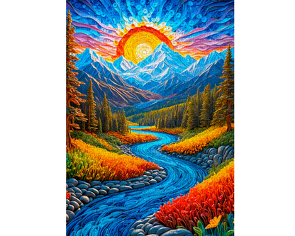 Paisaje al Atardecer: : Rompecabezas 1000 Piezas Enjoy Puzzle