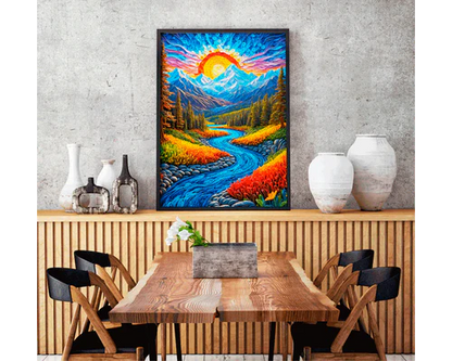 Paisaje al Atardecer: : Rompecabezas 1000 Piezas Enjoy Puzzle