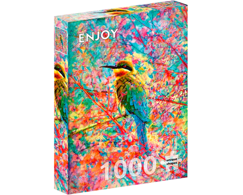 Pájaro Feliz: Rompecabezas 1000 Piezas Enjoy Puzzle