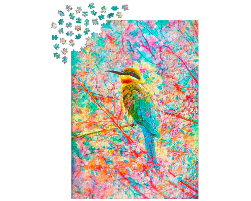 Pájaro Feliz: Rompecabezas 1000 Piezas Enjoy Puzzle
