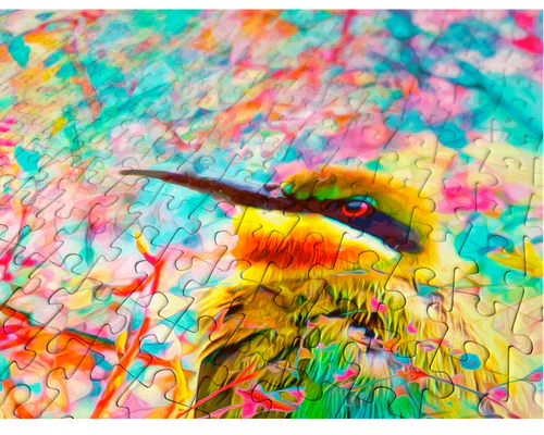 Pájaro Feliz: Rompecabezas 1000 Piezas Enjoy Puzzle