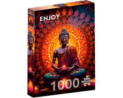 Buda - Paz Interior: Rompecabezas 1000 Piezas Enjoy Puzzle