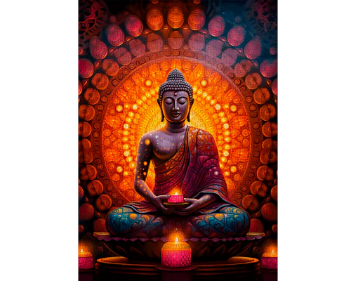 Buda - Paz Interior: Rompecabezas 1000 Piezas Enjoy Puzzle