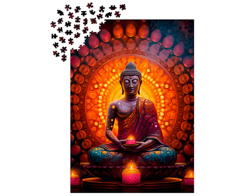 Buda - Paz Interior: Rompecabezas 1000 Piezas Enjoy Puzzle
