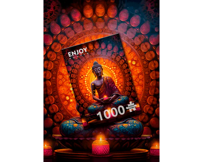 Buda - Paz Interior: Rompecabezas 1000 Piezas Enjoy Puzzle