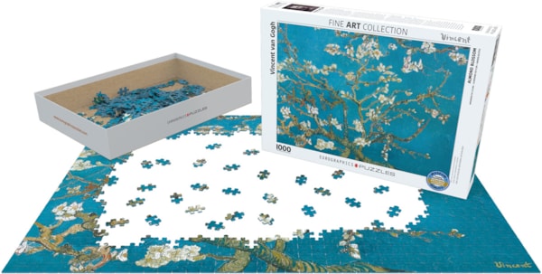 Van Gogh: Almendro en Flor: Rompecabezas de Arte 1000 Piezas Eurographics