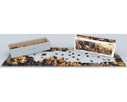 Haruo Takino - Arca de Noé: Rompecabezas 1000 Piezas Panorámico Eurographics