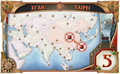 Ticket to ride Asia - Expansion - Multilenguaje