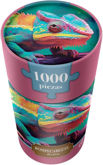 Novelty Corp Rompecabezas Camaleon Gran Colorido 1000 Piezas