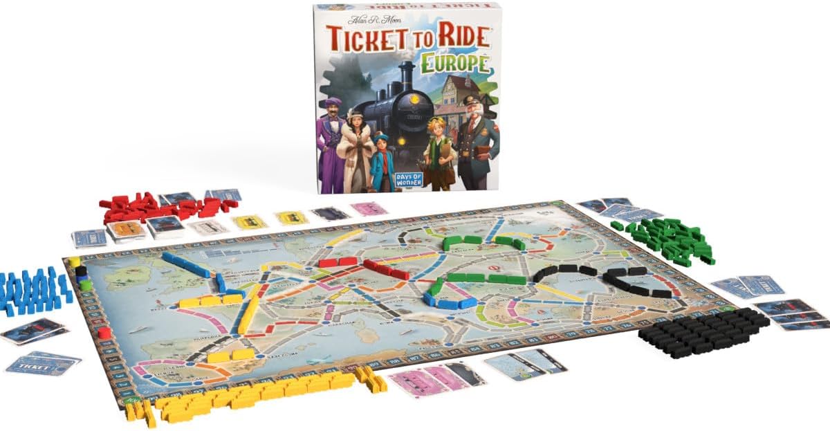 Ticket to ride Europa - Inglés