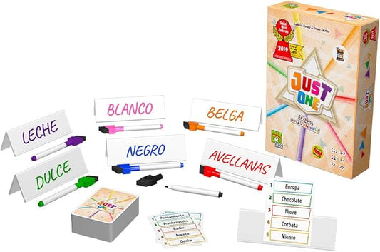 Just One en Español | Adivina la Palabra con Pistas Únicas | para 3 a 7 Jugadores | Edad 8+ | Ideal para Reuniones y Familia