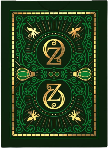 Bicycle Wizard of Oz - Baraja de cartas inspirada en oz, esmeralda y oro, 1 baraja