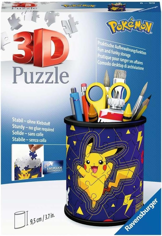 Lapicero Rompecabezas 3D Pokemon 54 piezas