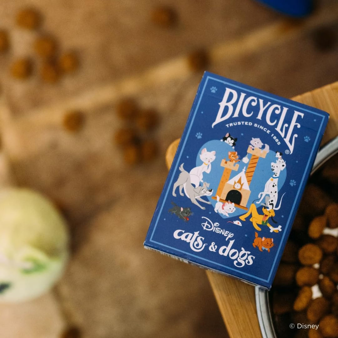 Baraja Coleccionable Bycicle Perros y Gatos de Disney