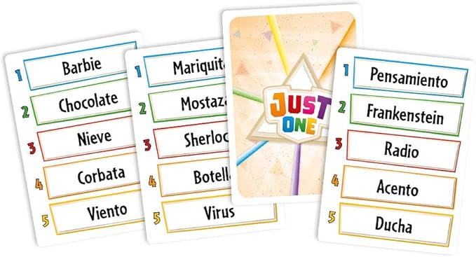 Just One en Español | Adivina la Palabra con Pistas Únicas | para 3 a 7 Jugadores | Edad 8+ | Ideal para Reuniones y Familia