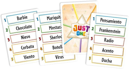 Just One en Español | Adivina la Palabra con Pistas Únicas | para 3 a 7 Jugadores | Edad 8+ | Ideal para Reuniones y Familia