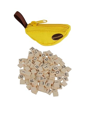 Worlds Smallest Bananagrams - Juego de palabras familiares -