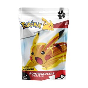 Rompecabezas Bolsa Pikachu de 100 Piezas