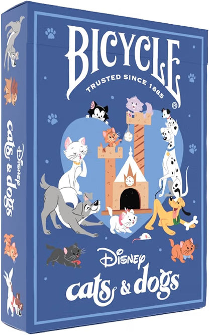 Baraja Coleccionable Bycicle Perros y Gatos de Disney