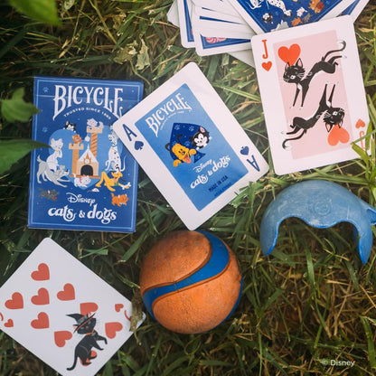 Baraja Coleccionable Bycicle Perros y Gatos de Disney