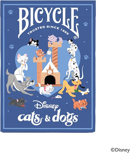 Baraja Coleccionable Bycicle Perros y Gatos de Disney