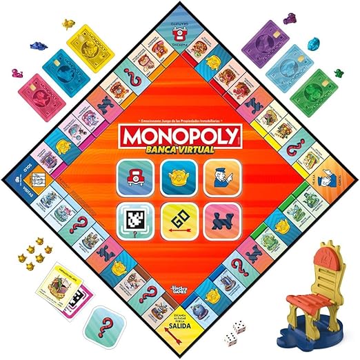 Hasbro Gaming Monopoly Juego de Mesa Banco Virtual