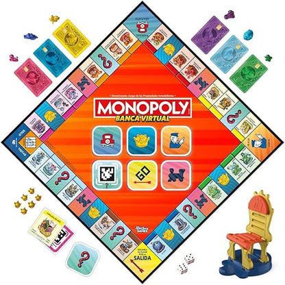 Hasbro Gaming Monopoly Juego de Mesa Banco Virtual