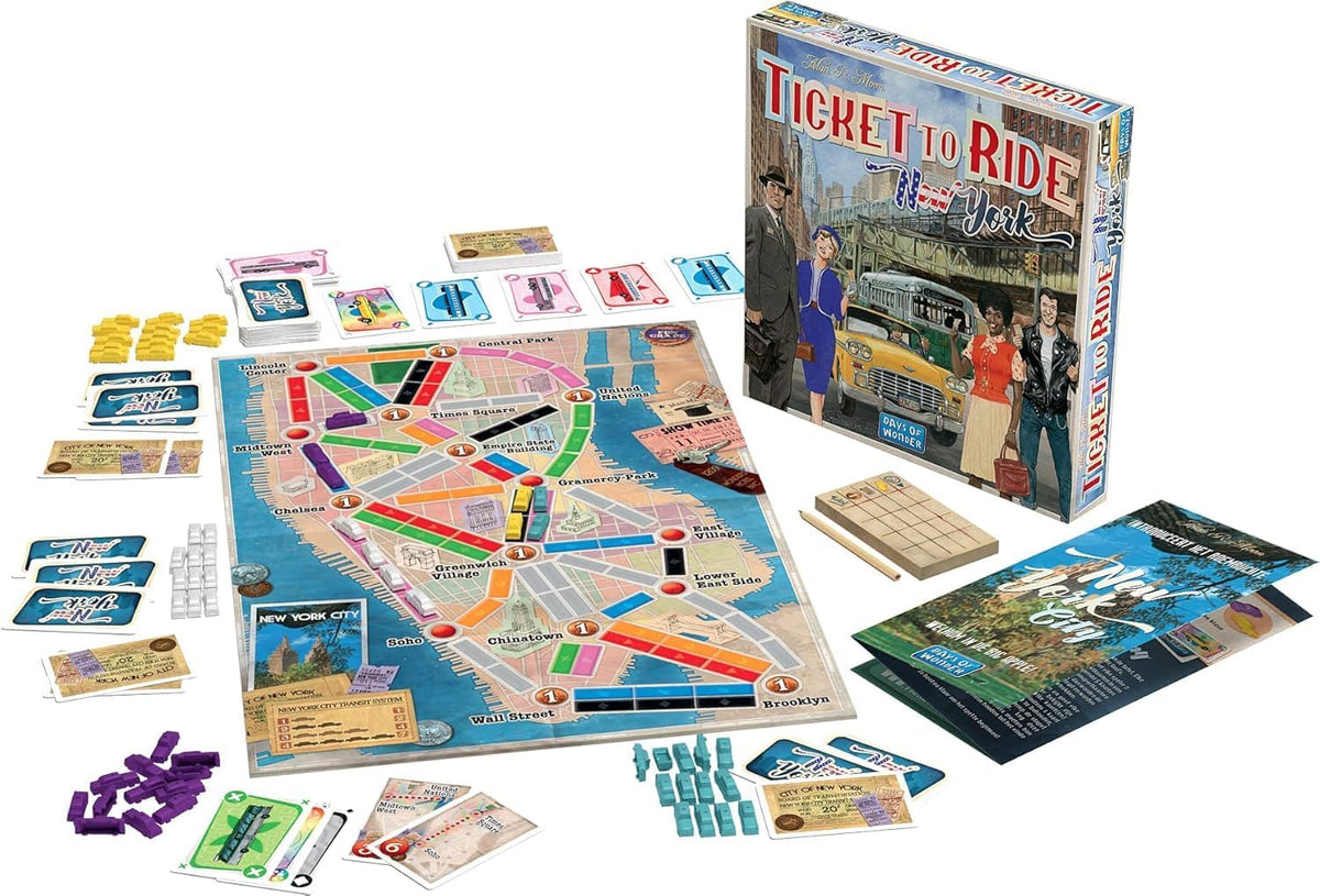 Ticket to ride New York - Inglés