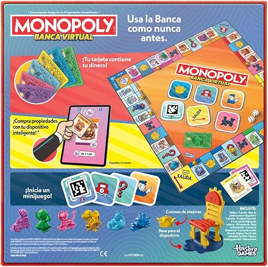 Hasbro Gaming Monopoly Juego de Mesa Banco Virtual